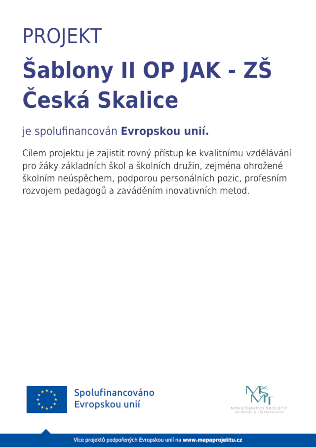 Šablony II OP JAK